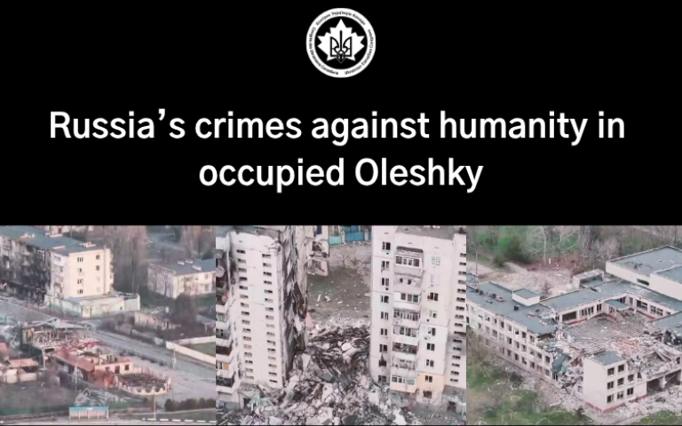 UCC statement on Russia’s crimes against humanity in occupied Oleshky